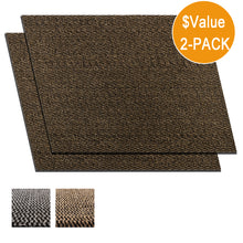 Load image into Gallery viewer, 2-Pack Indoor Entrance Doormat(Brown,31.5&quot; x 23.6&quot;)