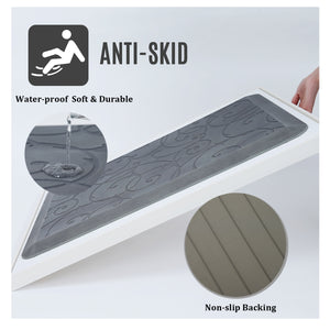 Scroll Anti Fatigue Kitchen Mat (Grey,W20x L30x H3/4")