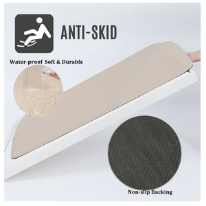 3D Anti Fatigue Kitchen Mat (Beige,W22x L34x H1.5")