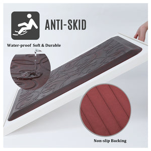 Scroll Anti Fatigue Kitchen Mat (Burgundy,W20x L30x H3/4")