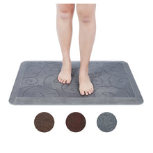 Load image into Gallery viewer, Scroll Anti Fatigue Kitchen Mat (Grey,W20x L30x H3/4&quot;)