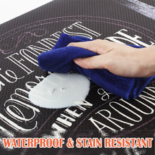 Load image into Gallery viewer, Knife And Fork Pattern Waterproof Non-skid Memory Foam Kitchen Mat