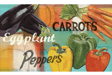 Load image into Gallery viewer, Vegetables Pattern Waterproof Non-skid Memory Foam Kitchen Mat