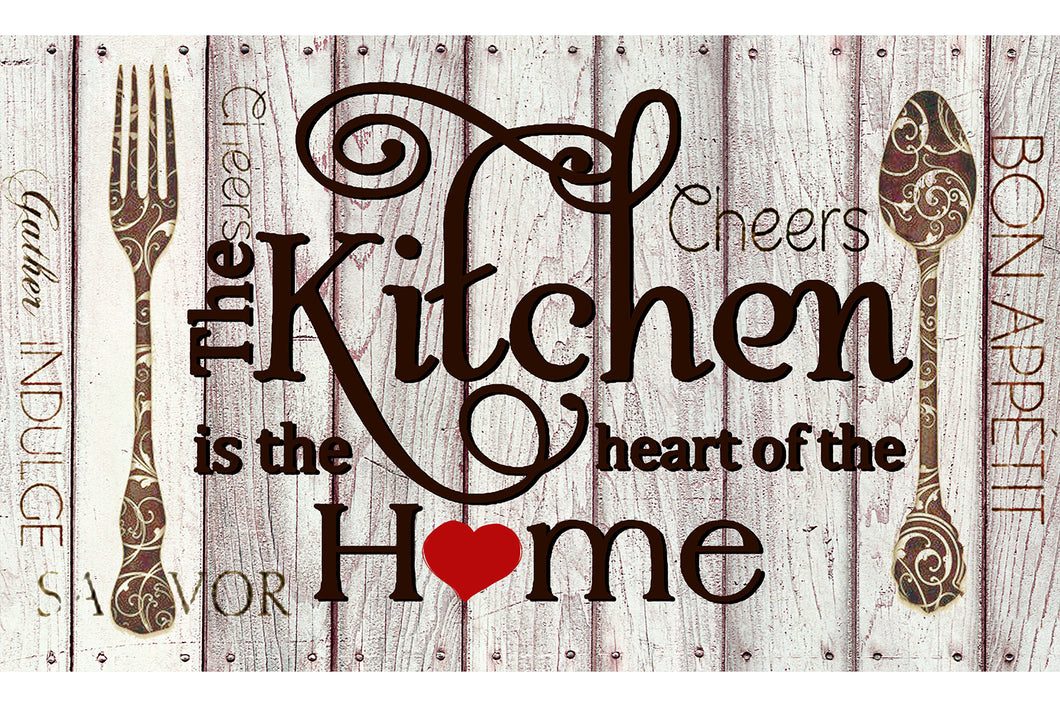 Beige Waterproof Non-skid Memory Foam Kitchen Mat