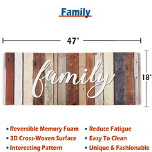 Load image into Gallery viewer, Letter Pattern Waterproof Non-skid Memory Foam Kitchen Mat