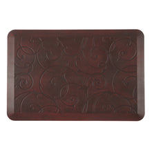 Load image into Gallery viewer, Scroll Anti Fatigue Kitchen Mat (Burgundy,W20x L30x H3/4&quot;)